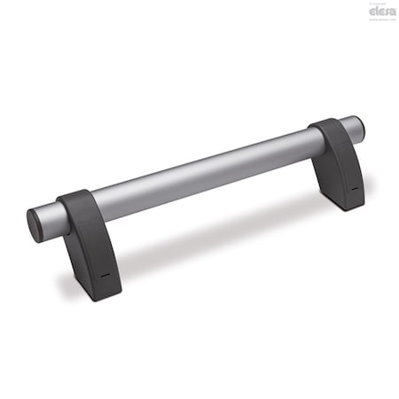 Elesa Anodised Alum tube, handle shanks in grey colour, M.1053 P/30-495-AN-GR M.1053-P-AN-GR